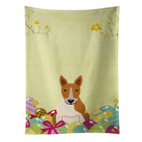 Caroline'S Treasures Easter Eggs Bull Terrier Red White Kitchen Towel, Multicolor, 25 X 15