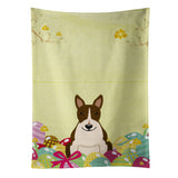 Caroline'S Treasures Easter Eggs Bull Terrier Dark Brindle Kitchen Towel, Multicolor, 25 X 15