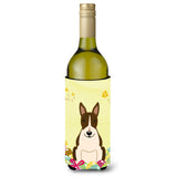 Caroline'S Treasures Bb6136Literk Easter Bull Terrier Wine Bottle Beverage Insulator Hugger, 750Ml, Multicolor