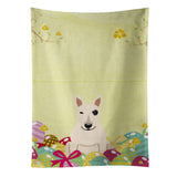 Caroline'S Treasures Easter Eggs Bull Terrier White Kitchen Towel, Multicolor, 25 X 15
