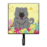 Caroline'S Treasures Easter Eggs Chow Blue Wall Hook, Small, Multicolor