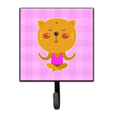 Caroline'S Treasures Yoga Cat Wall Hook, Small, Multicolor