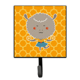 Caroline'S Treasures Cheerleader Lamb Sheep Wall Hook, Small, Multicolor