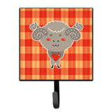 Caroline'S Treasures Ram With A Heart Wall Hook, Small, Multicolor