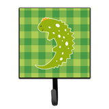 Caroline'S Treasures Lizard On Plaid Wall Hook, Small, Multicolor