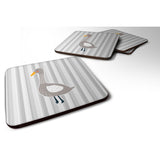 Caroline'S Treasures Grey Goose Foam Coaster Set Of 4, 3.5, Multicolor