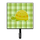 Caroline'S Treasures Turtle On The Move Wall Hook, Small, Multicolor