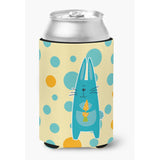 Caroline'S Treasures Polkadot Rabbit Can Or Bottle Hugger, Can Hugger, Multicolor
