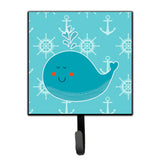 Caroline'S Treasures Whale With Anchors Wall Hook, Small, Multicolor