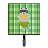 Caroline'S Treasures Raccoon Wall Hook, Small, Multicolor