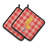 Caroline'S Treasures Bb6775Pthd Chicken Pair Of Pot Holders, 7.5 X 7.5, Multicolor