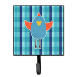 Caroline'S Treasures Blue Chicken Wall Hook, Small, Multicolor