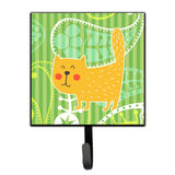 Caroline'S Treasures Cat On Paisley Wall Hook, Small, Multicolor