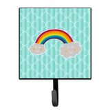 Caroline'S Treasures Rainbow In Clouds Wall Hook, Small, Multicolor