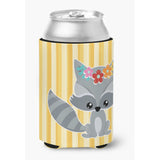 Caroline'S Treasures Bb6791Cc Raccoon Can Or Bottle Hugger, Can Hugger, Multicolor