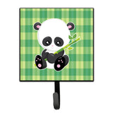 Caroline'S Treasures Panda Lucky Bamboo Wall Hook, Small, Multicolor