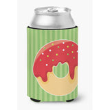 Caroline'S Treasures Christmas Donut Can Or Bottle Hugger, Can Hugger, Multicolor