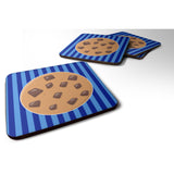 Caroline'S Treasures Cookie Monster Foam Coaster Set Of 4, 3.5, Multicolor