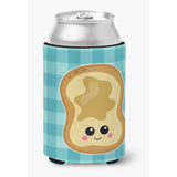 Caroline'S Treasures Peanut Butter Toast Can Or Bottle Hugger, Can Hugger, Multicolor