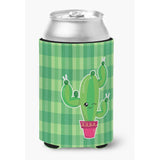 Caroline'S Treasures Bb6848Cc Cactus Plaid Can Or Bottle Hugger, Can Hugger, Multicolor