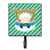 Caroline'S Treasures Sheep In Bed Wall Hook, Small, Multicolor