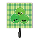 Caroline'S Treasures Three Peas Wall Hook, Small, Multicolor