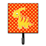 Caroline'S Treasures Parasaurolophus Dinosaur Wall Hook, Small, Multicolor