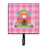 Caroline'S Treasures Easter Rabbit'S House Wall Hook, Small, Multicolor