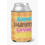 Caroline'S Treasures Easter Some Bunny Loves You Can Or Bottle Hugger, Can Hugger, Multicolor