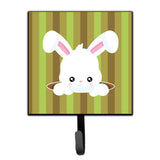 Caroline'S Treasures Easter Rabbit Hole Wall Hook, Small, Multicolor