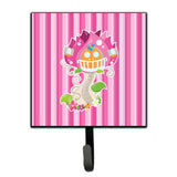 Caroline'S Treasures Fairy House Pink Stripes Wall Hook, Small, Multicolor