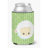 Caroline'S Treasures Sheep Lamb Face Can Or Bottle Hugger, Can Hugger, Multicolor