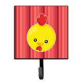 Caroline'S Treasures Chicken Face Wall Hook, Small, Multicolor