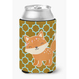 Caroline'S Treasures Fox On Quatrafoil Can Or Bottle Hugger, Can Hugger, Multicolor