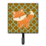 Caroline'S Treasures Fox On Quatrafoil Wall Hook, Small, Multicolor