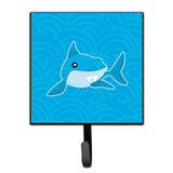 Caroline'S Treasures Shark With Waves Wall Hook, Small, Multicolor