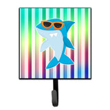 Caroline'S Treasures Cool Kat Shark Wall Hook, Small, Multicolor