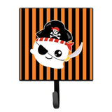 Caroline'S Treasures Halloween Ghost Pirate Wall Hook, Small, Multicolor