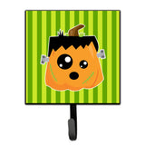 Caroline'S Treasures Halloween Pumpkin Frankenstein Wall Hook, Small, Multicolor
