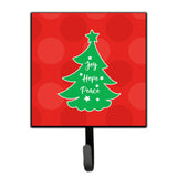 Caroline'S Treasures Christmas Tree Red Green Wall Hook, Small, Multicolor