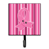 Caroline'S Treasures Breast Cancer Awareness Ribbon Face Wall Hook, Small, Multicolor