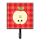 Caroline'S Treasures Apple Face Wall Hook, Small, Multicolor