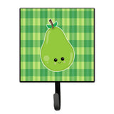 Caroline'S Treasures Pear Face Wall Hook, Small, Multicolor