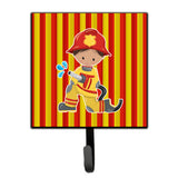Caroline'S Treasures Fireman Boy Wall Hook, Small, Multicolor