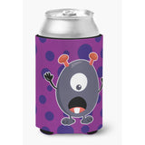 Caroline'S Treasures Little Monster Grape Gordo Can Or Bottle Hugger, Can Hugger, Multicolor