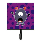 Caroline'S Treasures Little Monster Grape Gordo Wall Hook, Small, Multicolor