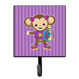 Caroline'S Treasures Monkey With Backpack Wall Hook, Small, Multicolor