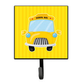 Caroline'S Treasures School Bus Wall Hook, Small, Multicolor