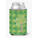 Caroline'S Treasures Palm Tree Can Or Bottle Hugger, Multicolor