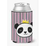 Caroline'S Treasures Panda Bear Queen Can Or Bottle Hugger, Can Hugger, Multicolor